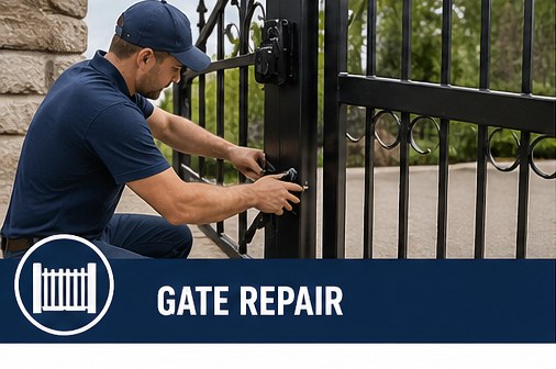 Driveway gate repair
